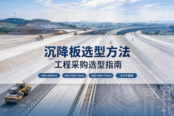 广陵沉降板选择方法