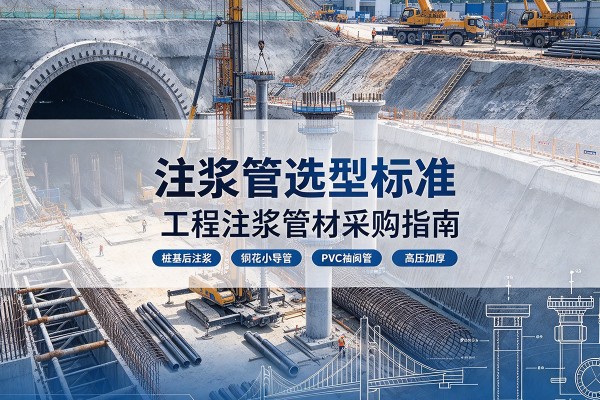 广陵注浆管选型标准