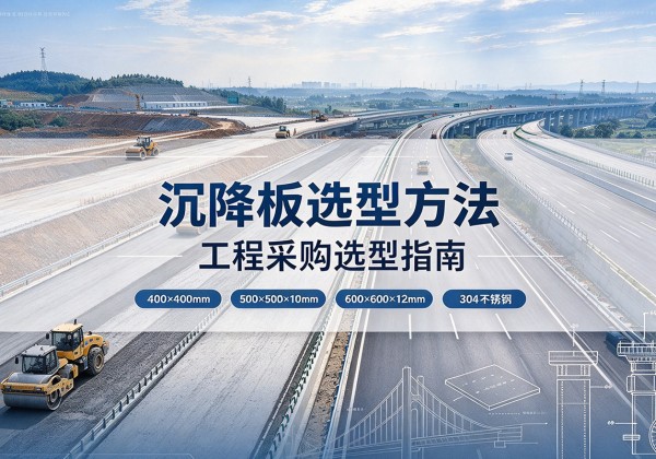广陵沉降板选择方法
